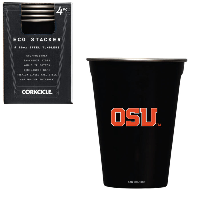 Corkcicle Eco Stacker Cup with Oregon State Beavers Secondary Logo