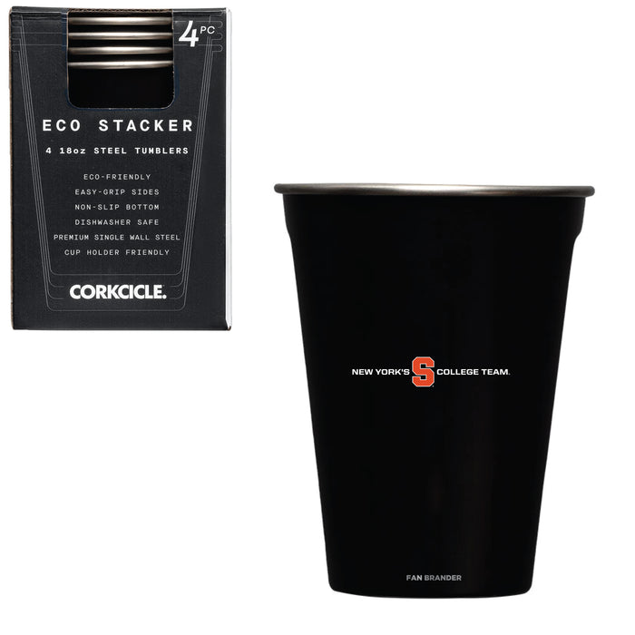 Corkcicle Eco Stacker Cup with Syracuse Orange Secondary Logo