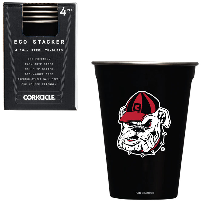 Corkcicle Eco Stacker Cup with Georgia Bulldogs Georgia Bulldog