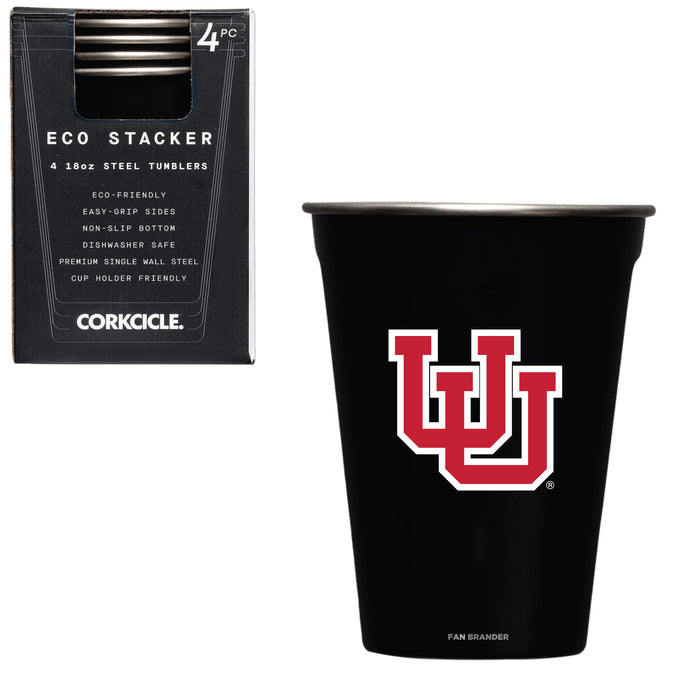 Corkcicle Eco Stacker Cup with Utah Utes UU