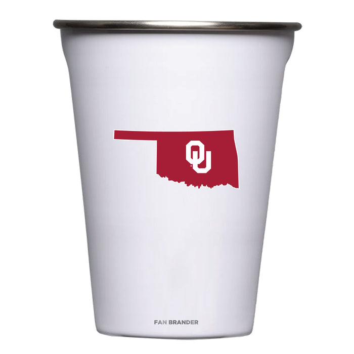 Corkcicle Eco Stacker Cup with Oklahoma Sooners State Design