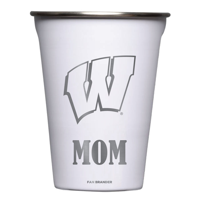 Corkcicle Eco Stacker Cup with Wisconsin Badgers Mom Primary Logo