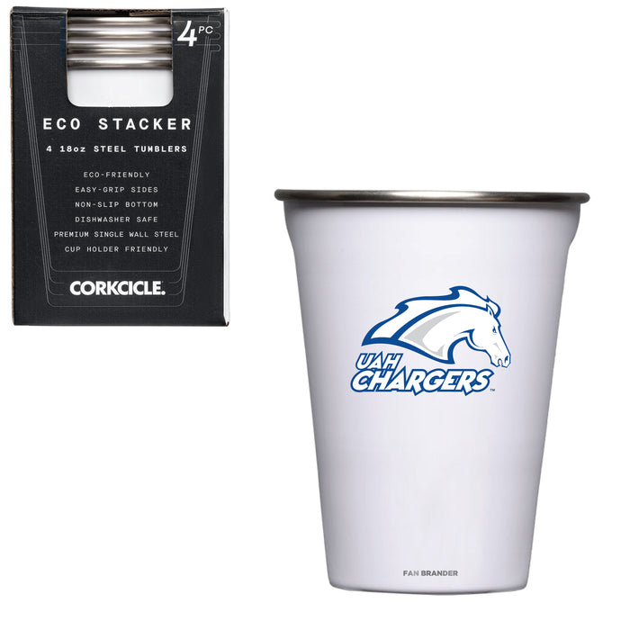 Corkcicle Eco Stacker Cup with UAH Chargers Secondary Logo