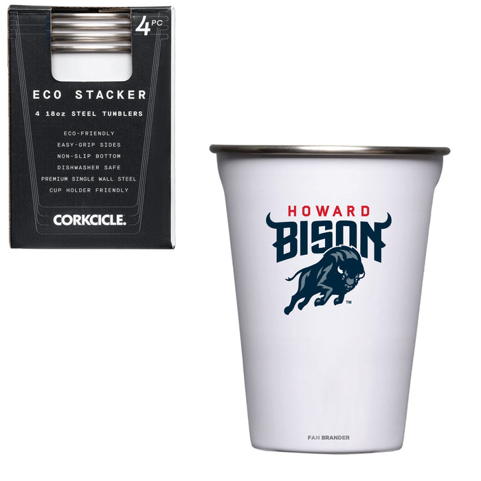 Corkcicle Eco Stacker Cup with Howard Bison Secondary Logo