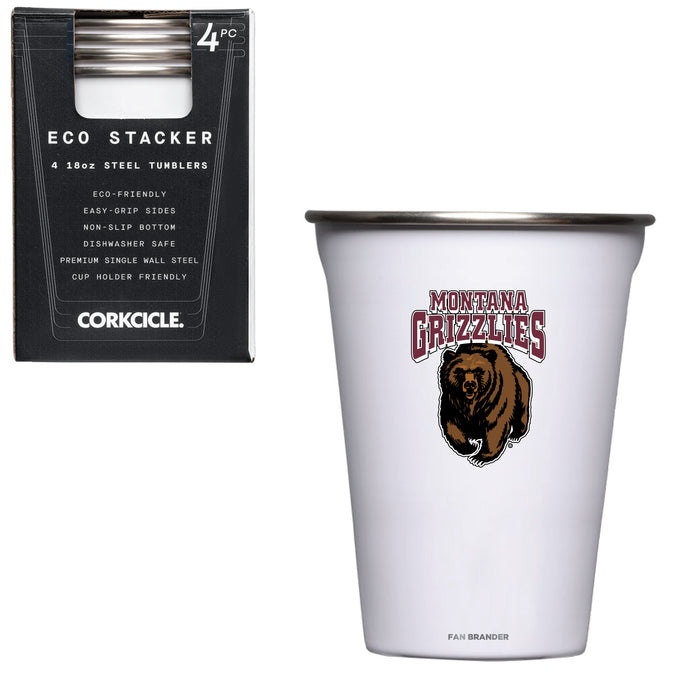 Corkcicle Eco Stacker Cup with Montana Grizzlies Primary Logo