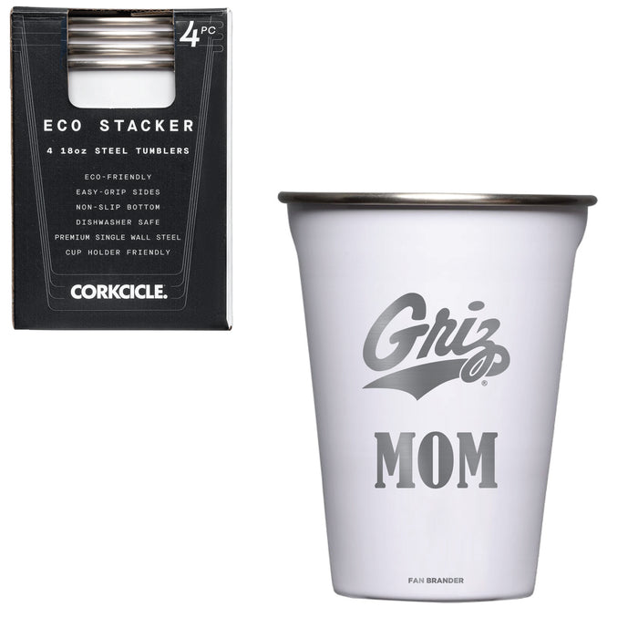 Corkcicle Eco Stacker Cup with Montana Grizzlies Mom Primary Logo