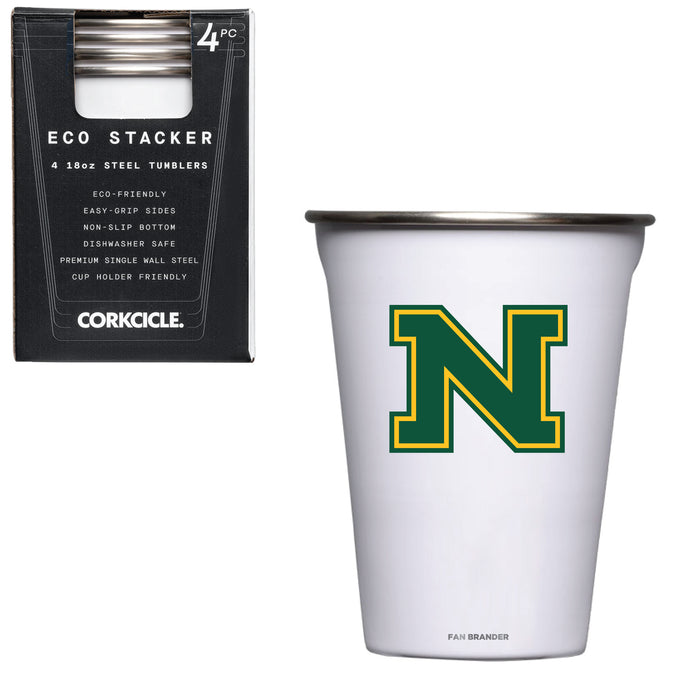 Corkcicle Eco Stacker Cup with Northern Michigan University Wildcats Secondary Logo