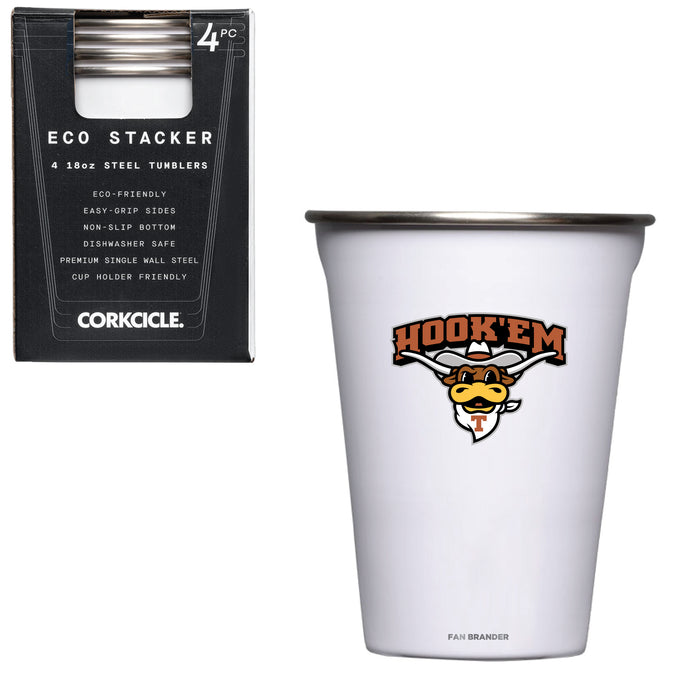 Corkcicle Eco Stacker Cup with Texas Longhorns  Hook EM