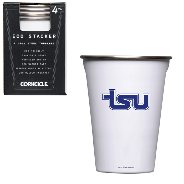 Corkcicle Eco Stacker Cup with Tennessee State Tigers Secondary Logo