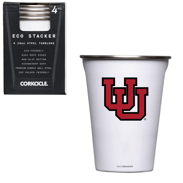 Corkcicle Eco Stacker Cup with Utah Utes UU