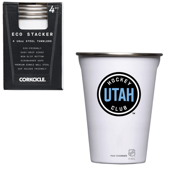 Corkcicle Eco Stacker Cup with Utah Hockey Club Primary Mark