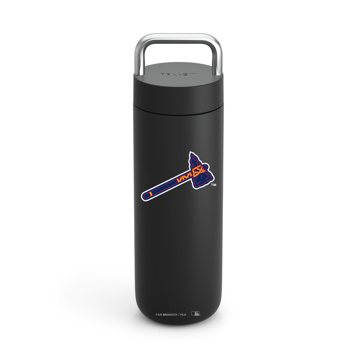 Fellow Carry Water Bottle Atlanta Braves Logos