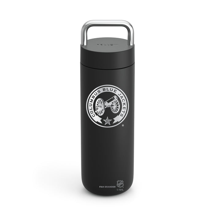 Fellow Carry Water Bottle Columbus Blue Jackets Logos