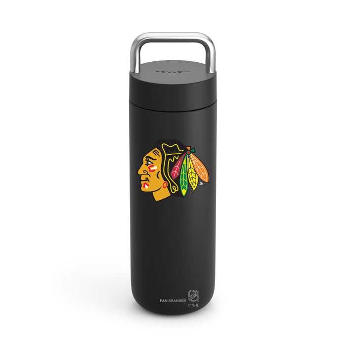 Fellow Carry Water Bottle Chicago Blackhawks Logos