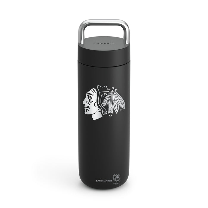 Fellow Carry Water Bottle Chicago Blackhawks Logos