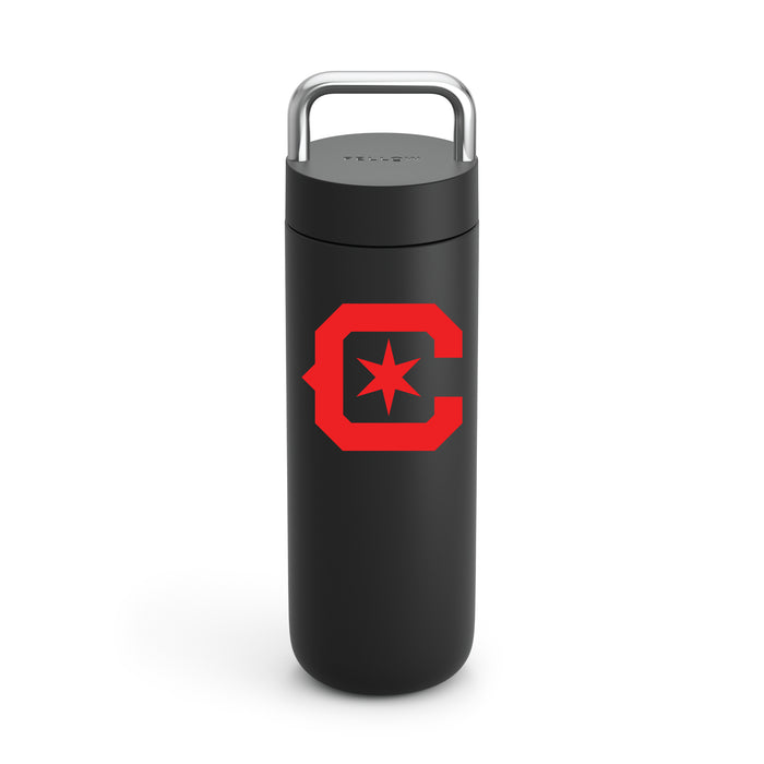 Fellow Carry Water Bottle Chicago Fire Logos