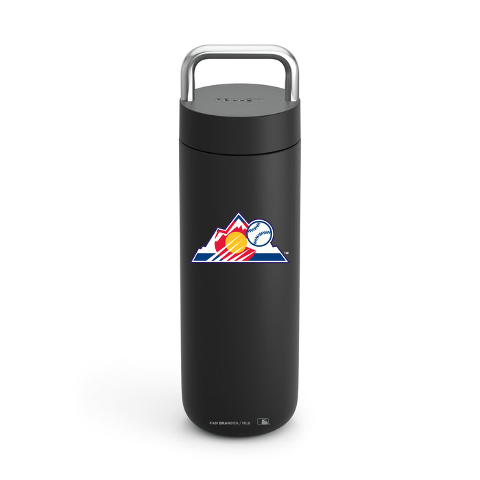 Fellow Carry Water Bottle Colorado Rockies Logos