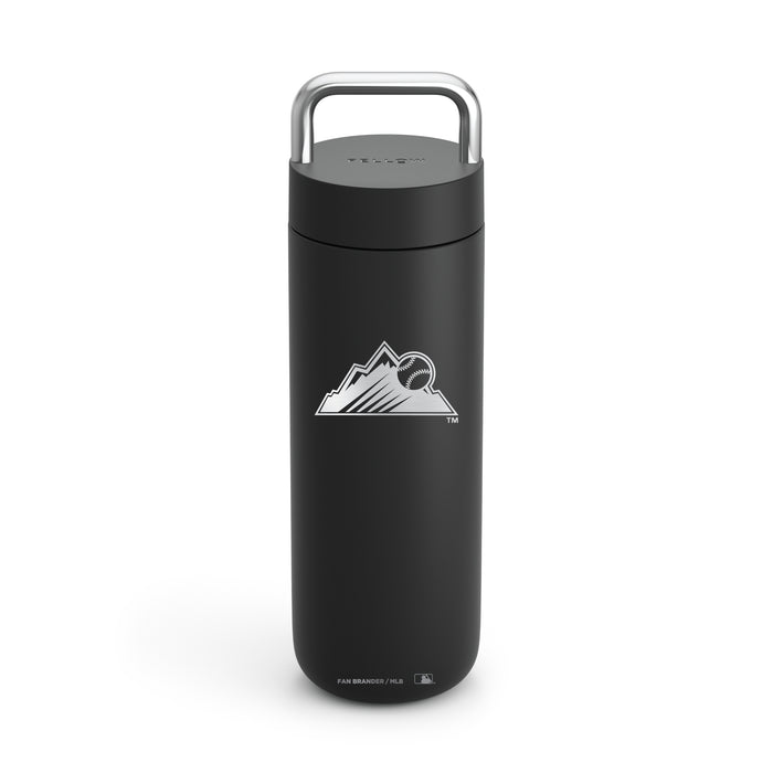 Fellow Carry Water Bottle Colorado Rockies Logos