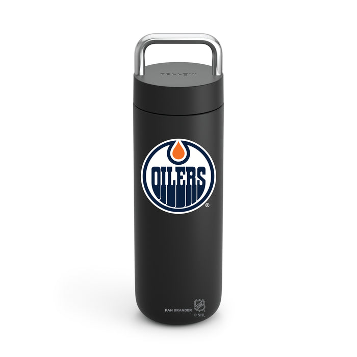 Fellow Carry Water Bottle Edmonton Oilers Logos