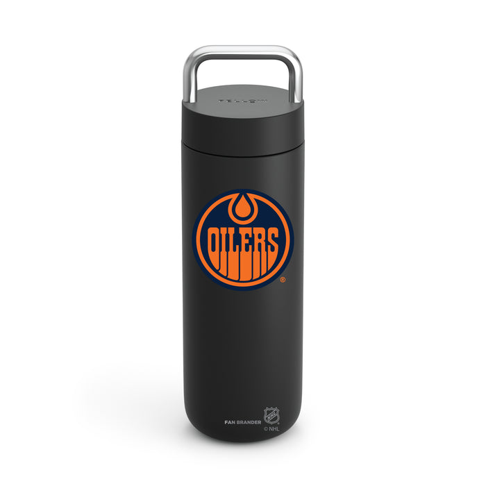 Fellow Carry Water Bottle Edmonton Oilers Logos