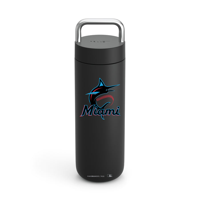 Fellow Carry Water Bottle Miami Marlins Logos