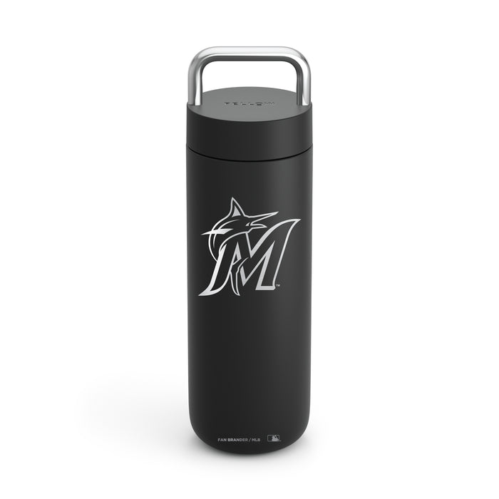 Fellow Carry Water Bottle Miami Marlins Logos