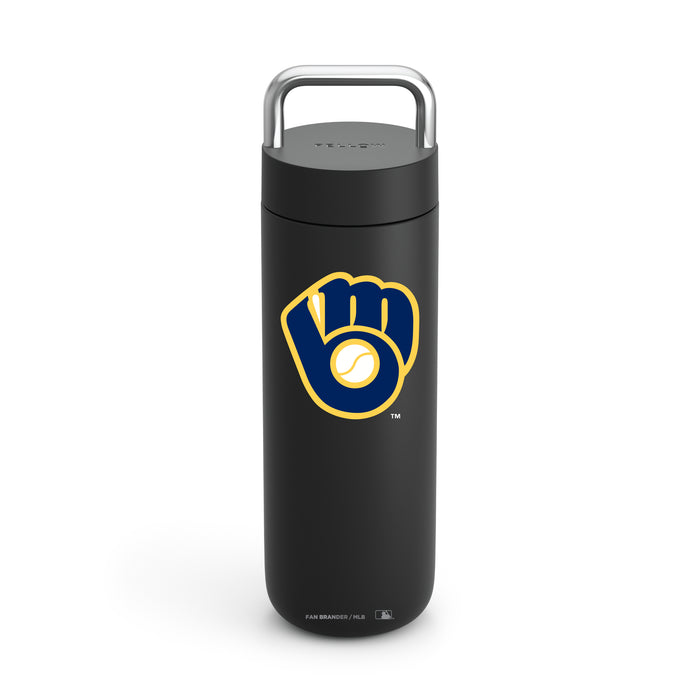 Fellow Carry Water Bottle Milwaukee Brewers Logos