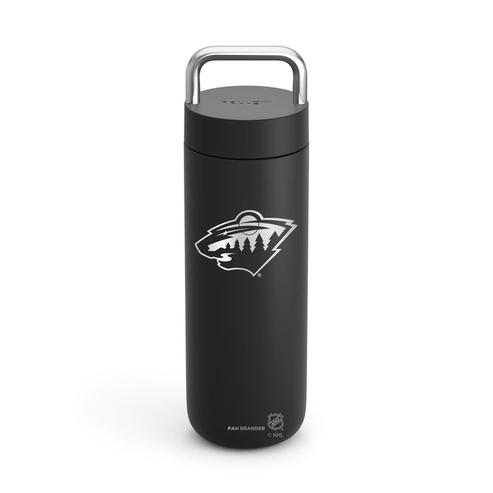 Fellow Carry Water Bottle Minnesota Wild Logos