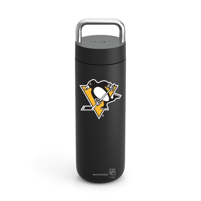 Fellow Carry Water Bottle Pittsburgh Penguins Logos