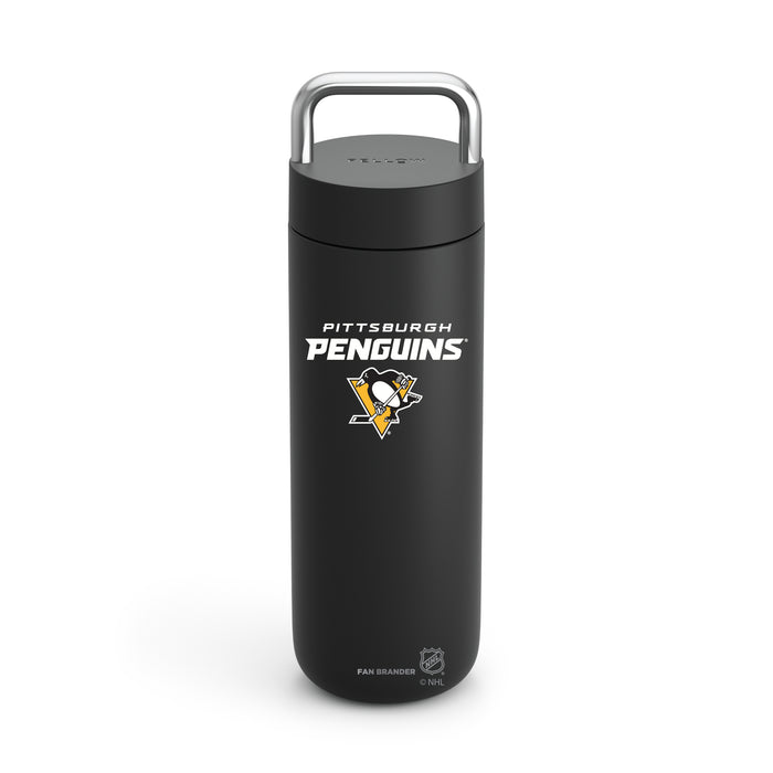 Fellow Carry Water Bottle Pittsburgh Penguins Logos