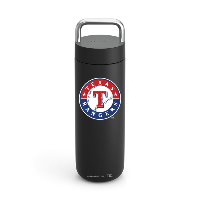 Fellow Carry Water Bottle Texas Rangers Logos