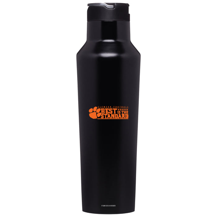 Corkcicle Insulated Canteen Water Bottle with Clemson Tigers Best Standard