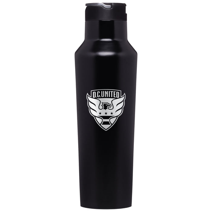 Corkcicle Insulated Canteen Water Bottle with D.C. United Etched Primary Logo