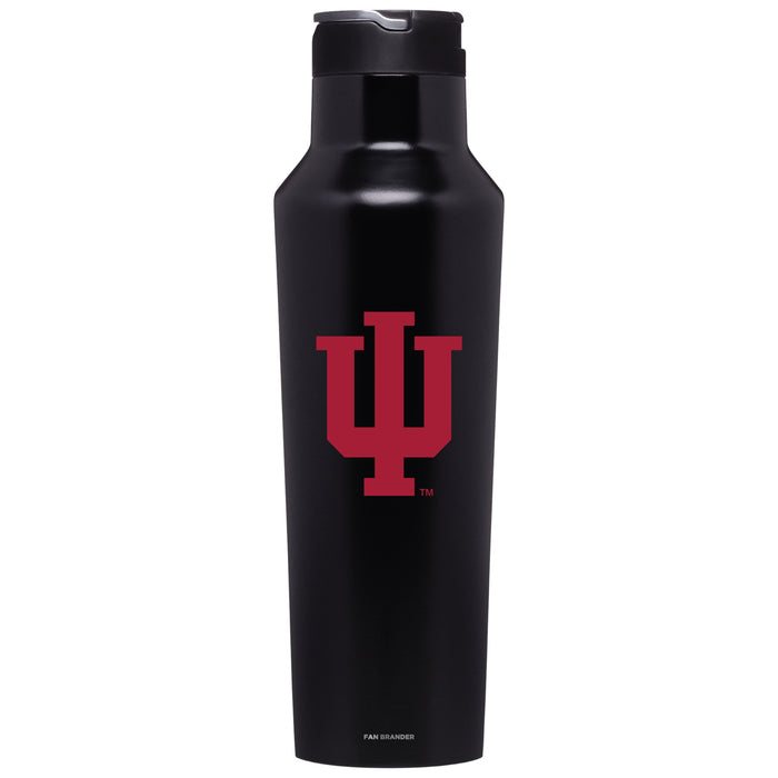 Corkcicle Insulated Canteen Water Bottle with Indiana Hoosiers Primary Logo