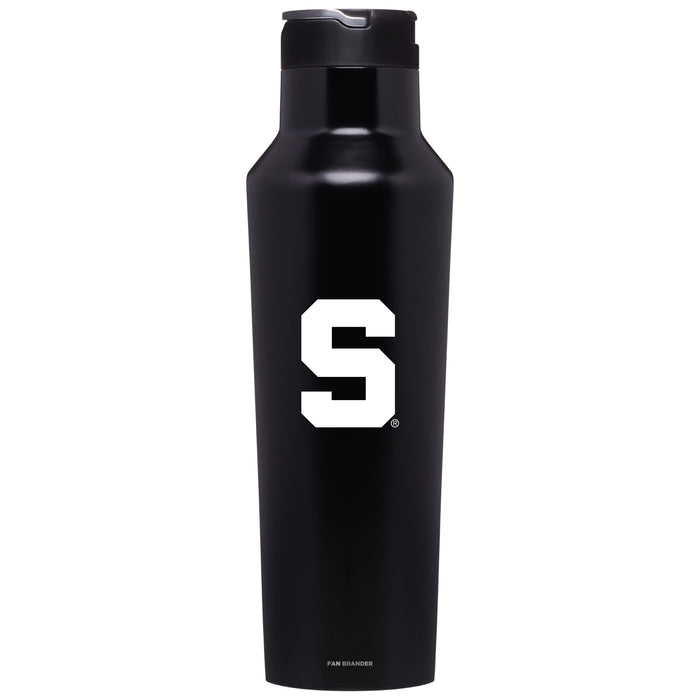 Corkcicle Insulated Canteen Water Bottle with Michigan State Spartans Block S