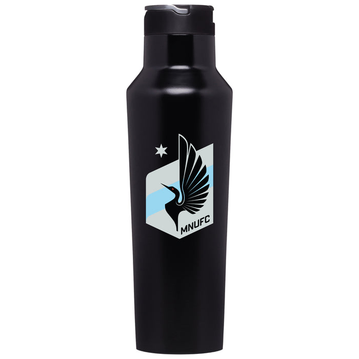 Corkcicle Insulated Canteen Water Bottle with Minnesota United FC Primary Logo