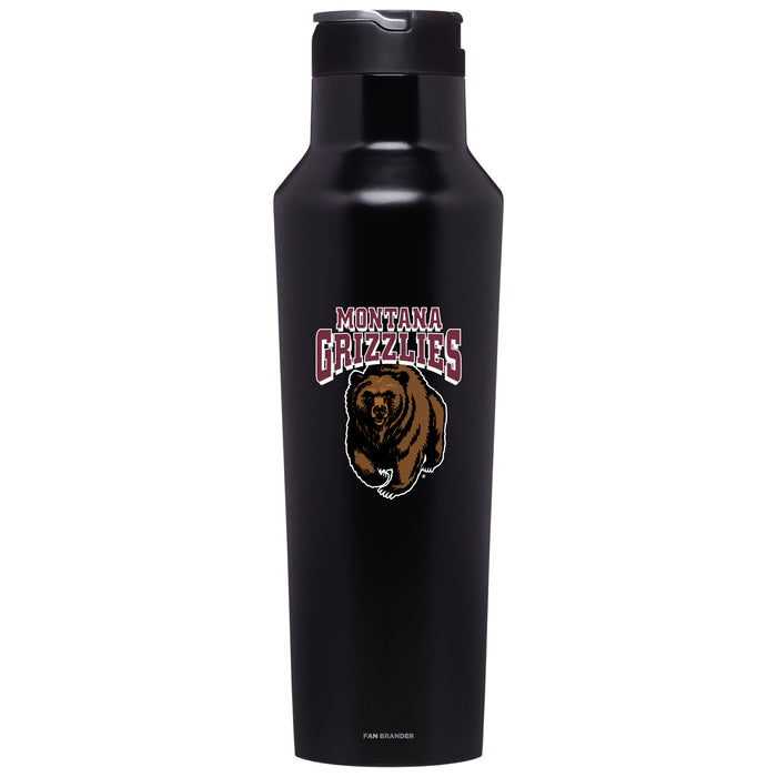 Corkcicle Insulated Canteen Water Bottle with Montana Grizzlies Primary Logo
