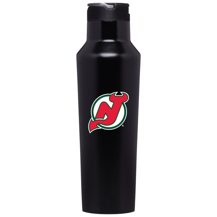 Corkcicle Insulated Canteen Water Bottle with New Jersey Devils Secondary Logo