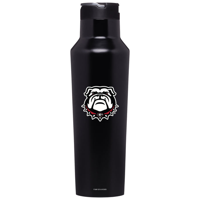 Corkcicle Insulated Canteen Water Bottle with Georgia Bulldogs Secondary Logo