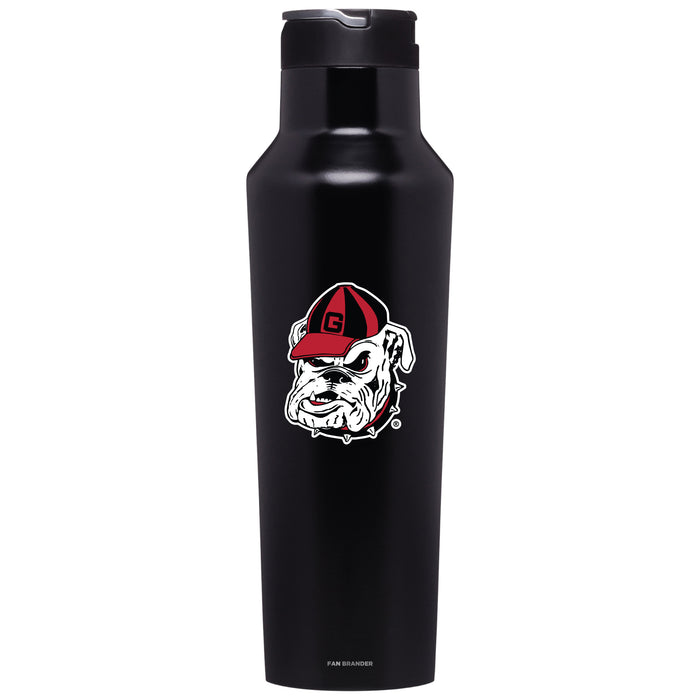 Corkcicle Insulated Canteen Water Bottle with Georgia Bulldogs Georgia Bulldog