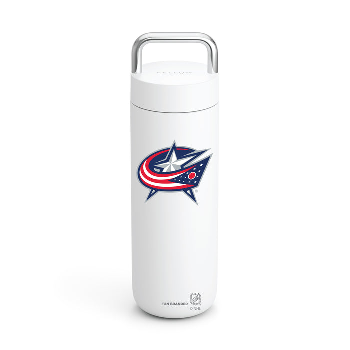 Fellow Carry Water Bottle Columbus Blue Jackets Logos