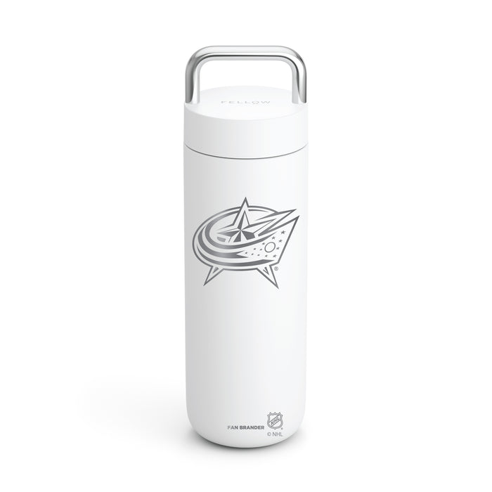 Fellow Carry Water Bottle Columbus Blue Jackets Logos