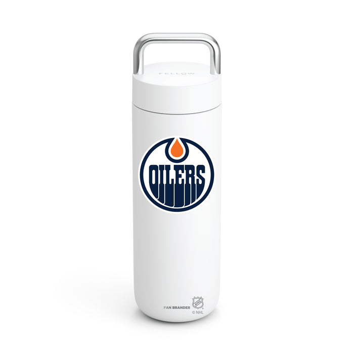 Fellow Carry Water Bottle Edmonton Oilers Logos