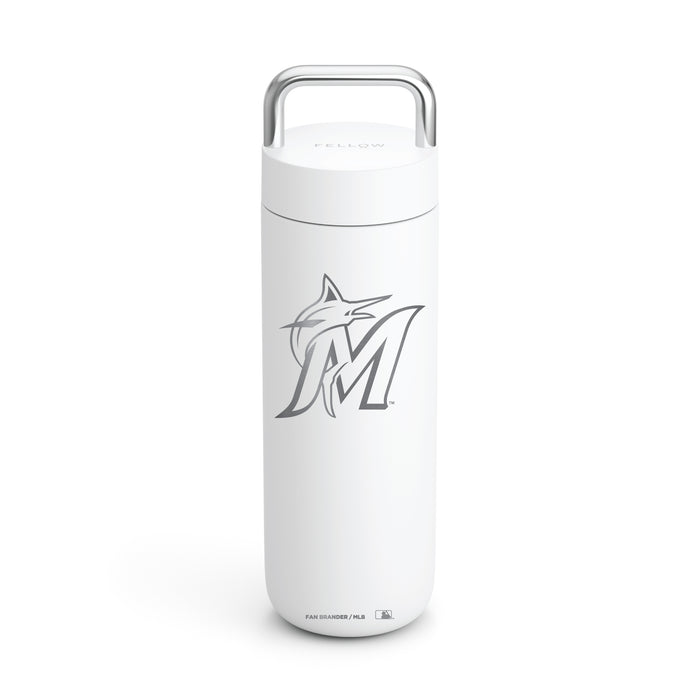 Fellow Carry Water Bottle Miami Marlins Logos