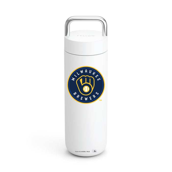 Fellow Carry Water Bottle Milwaukee Brewers Logos