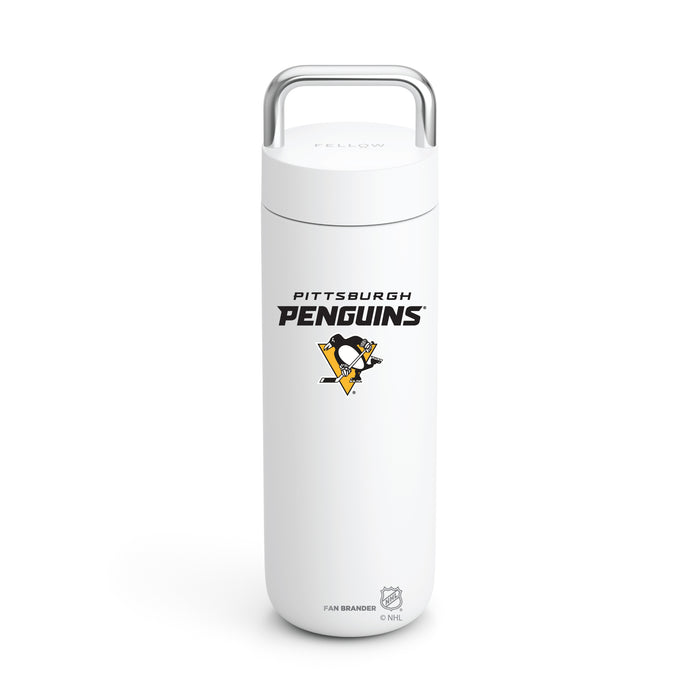 Fellow Carry Water Bottle Pittsburgh Penguins Logos