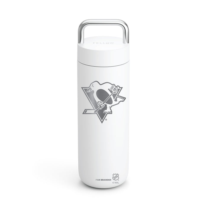 Fellow Carry Water Bottle Pittsburgh Penguins Logos