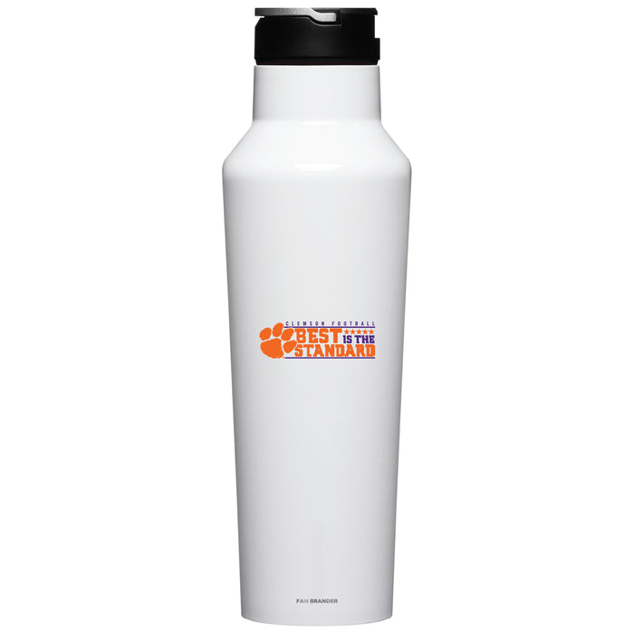 Corkcicle Insulated Canteen Water Bottle with Clemson Tigers Best Standard