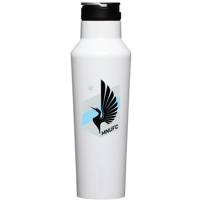 Corkcicle Insulated Canteen Water Bottle with Minnesota United FC Primary Logo