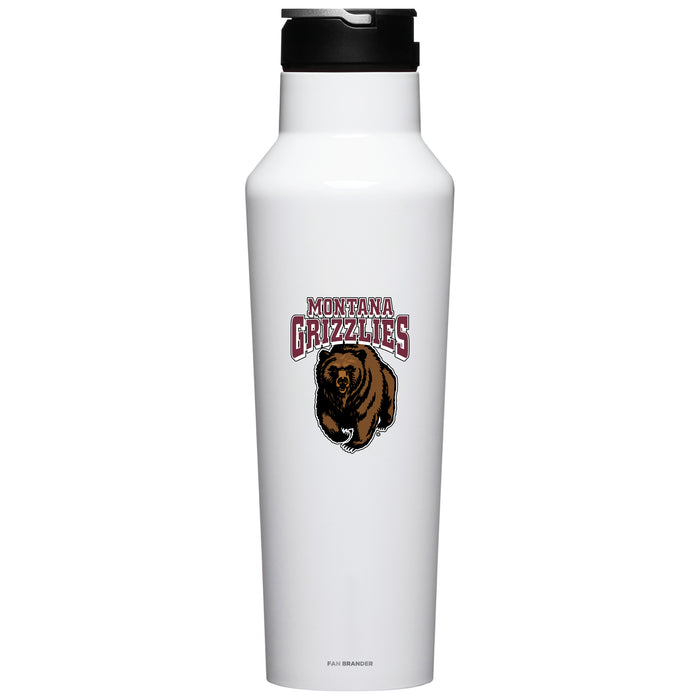 Corkcicle Insulated Canteen Water Bottle with Montana Grizzlies Primary Logo